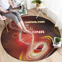 Gibraltar Is In My DNA Round Carpet - Wonder Print Shop