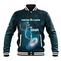 Personalized Tristan Da Cunha Is In My DNA Baseball Jacket - Wonder Print Shop
