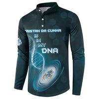 Personalized Tristan Da Cunha Is In My DNA Button Sweatshirt - Wonder Print Shop