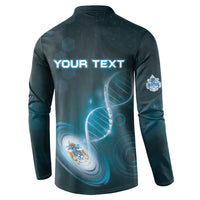 Personalized Tristan Da Cunha Is In My DNA Button Sweatshirt - Wonder Print Shop