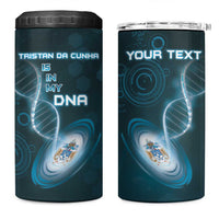 Personalized Tristan Da Cunha Is In My DNA 4 in 1 Can Cooler Tumbler - Wonder Print Shop