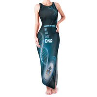 Personalized Tristan Da Cunha Is In My DNA Family Matching Tank Maxi Dress and Hawaiian Shirt - Wonder Print Shop