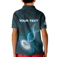 Personalized Tristan Da Cunha Is In My DNA Kid Polo Shirt - Wonder Print Shop