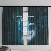Tristan Da Cunha Is In My DNA Window Curtain - Wonder Print Shop