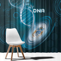 Tristan Da Cunha Is In My DNA Window Curtain - Wonder Print Shop