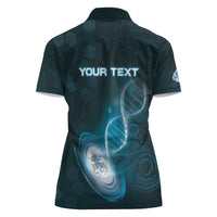Personalized Tristan Da Cunha Is In My DNA Women Polo Shirt - Wonder Print Shop