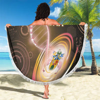 Turks And Caicos Islands Is In My DNA Beach Blanket - Wonder Print Shop