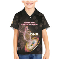 Personalized Turks And Caicos Islands Is In My DNA Family Matching Mermaid Dress and Hawaiian Shirt - Wonder Print Shop