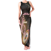 Personalized Turks And Caicos Islands Is In My DNA Family Matching Tank Maxi Dress and Hawaiian Shirt - Wonder Print Shop