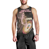 Personalized Turks And Caicos Islands Is In My DNA Men Tank Top - Wonder Print Shop