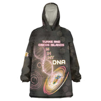 Personalized Turks And Caicos Islands Is In My DNA Wearable Blanket Hoodie - Wonder Print Shop