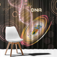 Turks And Caicos Islands Is In My DNA Window Curtain - Wonder Print Shop