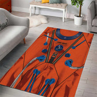 Personalized Astronaut Area Rug Space Diving Suit India - Wonder Print Shop