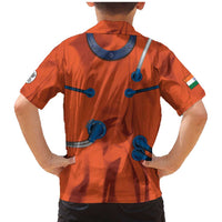 Personalized Astronaut Family Matching Mermaid Dress and Hawaiian Shirt Space Diving Suit India - Wonder Print Shop