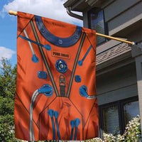 Personalized Astronaut Garden Flag Space Diving Suit India - Wonder Print Shop