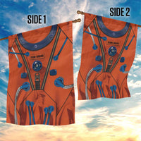 Personalized Astronaut Garden Flag Space Diving Suit India - Wonder Print Shop