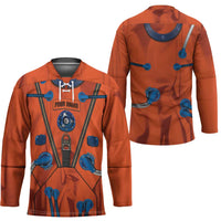 Personalized Astronaut Hockey Jersey Space Diving Suit India - Wonder Print Shop