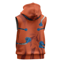 Personalized Astronaut Sleeveless Zip Hoodie Space Diving Suit India - Wonder Print Shop