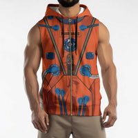 Personalized Astronaut Sleeveless Zip Hoodie Space Diving Suit India - Wonder Print Shop