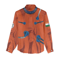 Personalized Astronaut Women Casual Shirt Space Diving Suit India - Wonder Print Shop