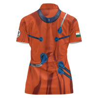 Personalized Astronaut Women Polo Shirt Space Diving Suit India - Wonder Print Shop
