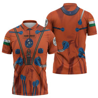 Personalized Astronaut Zipper Polo Shirt Space Diving Suit India - Wonder Print Shop
