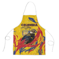 Colombia Apron Colombian Andean Condor With Coat Of Arms - Wonder Print Shop