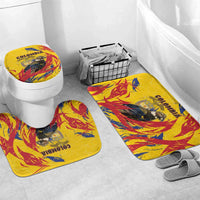 Colombia Bathroom Set Colombian Andean Condor With Coat Of Arms - Wonder Print Shop