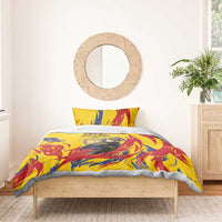 Colombia Bedding Set Colombian Andean Condor With Coat Of Arms - Wonder Print Shop