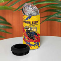 Personalized Colombia 4 in 1 Can Cooler Tumbler Colombian Andean Condor With Coat Of Arms - Wonder Print Shop