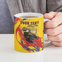 Personalized Colombia Ceramic Mug Colombian Andean Condor With Coat Of Arms - Wonder Print Shop