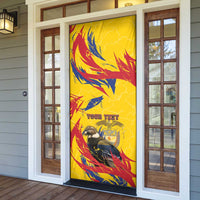 Personalized Colombia Door Cover Colombian Andean Condor With Coat Of Arms - Wonder Print Shop