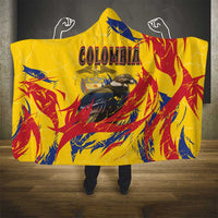 Colombia Hooded Blanket Colombian Andean Condor With Coat Of Arms - Wonder Print Shop