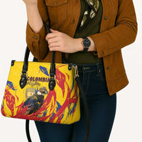 Colombia Leather Bag Colombian Andean Condor With Coat Of Arms - Wonder Print Shop