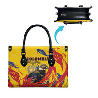 Colombia Leather Bag Colombian Andean Condor With Coat Of Arms - Wonder Print Shop