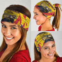 Colombia Neck Gaiter Colombian Andean Condor With Coat Of Arms - Wonder Print Shop