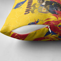 Colombia Pillow Cover Colombian Andean Condor With Coat Of Arms - Wonder Print Shop