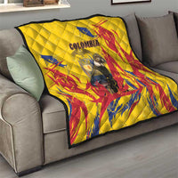 Colombia Quilt Colombian Andean Condor With Coat Of Arms - Wonder Print Shop