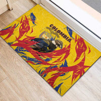 Colombia Rubber Doormat Colombian Andean Condor With Coat Of Arms - Wonder Print Shop
