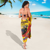 Colombia Sarong Colombian Andean Condor With Coat Of Arms - Wonder Print Shop