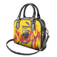 Colombia Shoulder Handbag Colombian Andean Condor With Coat Of Arms - Wonder Print Shop