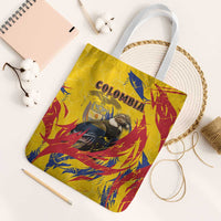 Colombia Tote Bag Colombian Andean Condor With Coat Of Arms - Wonder Print Shop
