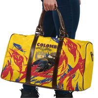 Colombia Travel Bag Colombian Andean Condor With Coat Of Arms - Wonder Print Shop