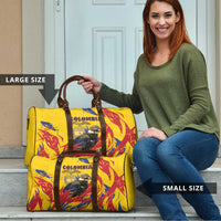 Colombia Travel Bag Colombian Andean Condor With Coat Of Arms - Wonder Print Shop