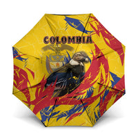 Colombia Umbrella Colombian Andean Condor With Coat Of Arms - Wonder Print Shop