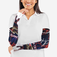 Personalized Costa Rica Arm Sleeves Flying Sloth - Wonder Print Shop