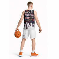 Personalized Costa Rica Basketball Jersey Flying Sloth - Wonder Print Shop