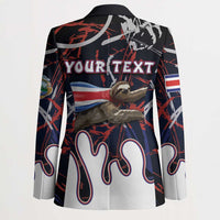 Personalized Costa Rica Blazer Flying Sloth - Wonder Print Shop