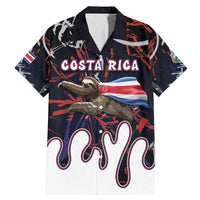 Personalized Costa Rica Family Matching Mermaid Dress and Hawaiian Shirt Flying Sloth - Wonder Print Shop