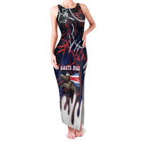 Personalized Costa Rica Family Matching Tank Maxi Dress and Hawaiian Shirt Flying Sloth - Wonder Print Shop